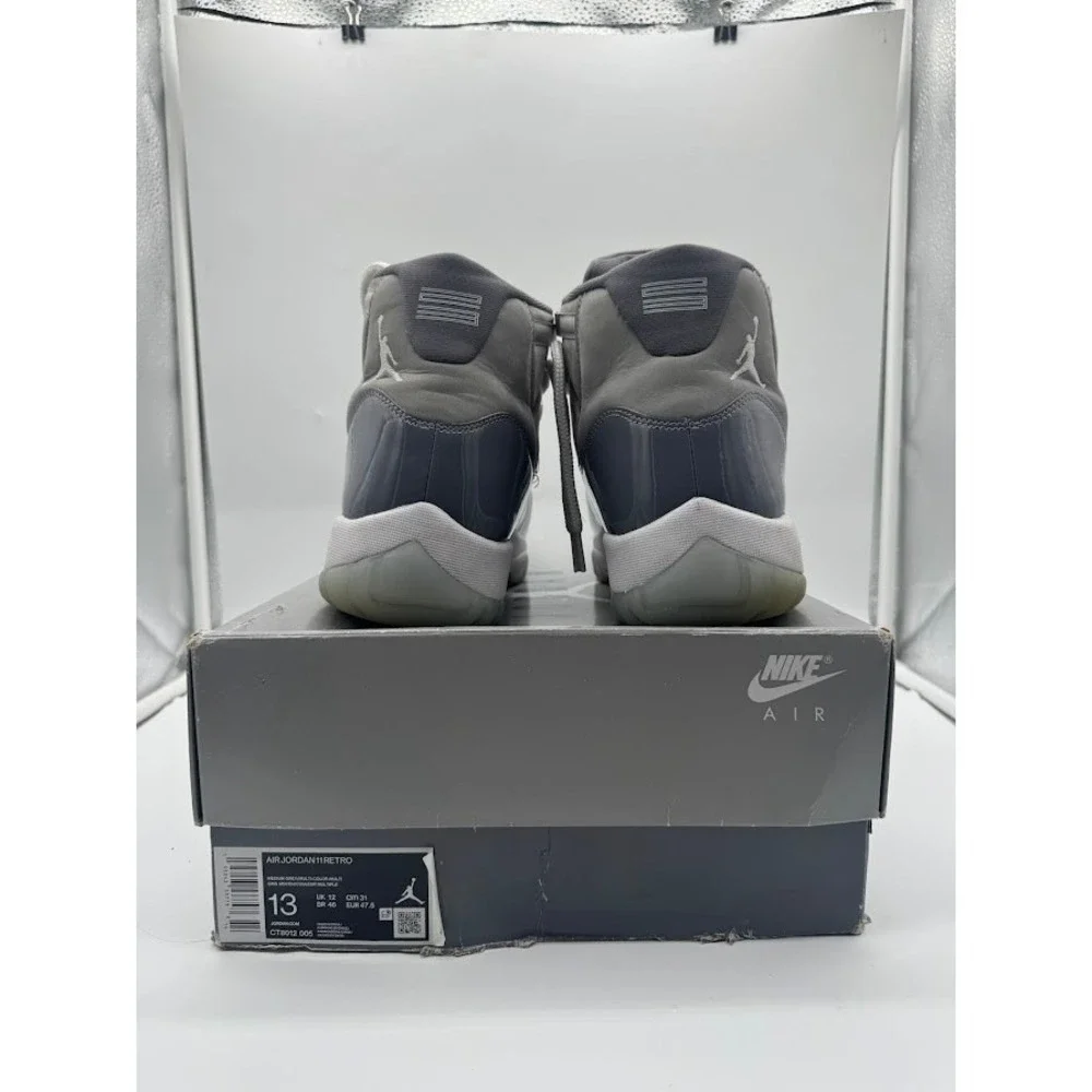 Air Jordan 11 Retro Cool Grey 2021 Mens Size‎ 13 CT8012-005 Medium Grey Sneakers